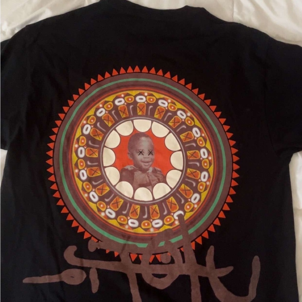 Travis Scott Black T-Shirt with Signature Design
